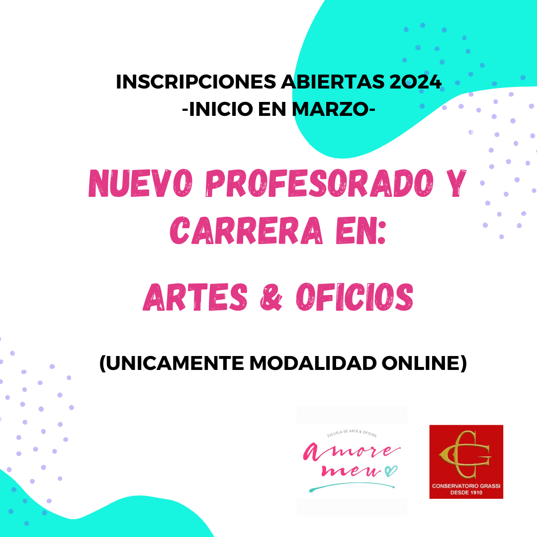 Profesorado en ARTES & OFICIOS