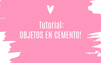 ️Tutorial: OBJETOS EN CEMENTO️